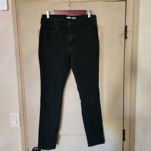 Old Navy Womens Pop Icon High-Rise Skinny Jeans - Black - Size 6